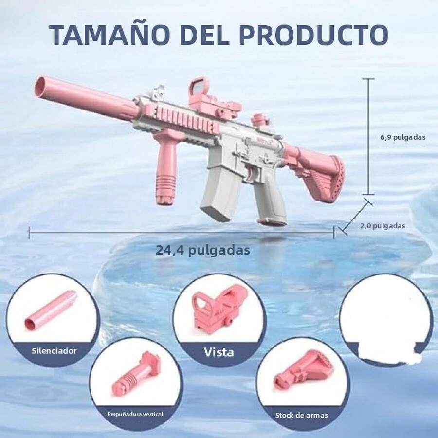 Kids Squirt Guns - Pink - View 1
