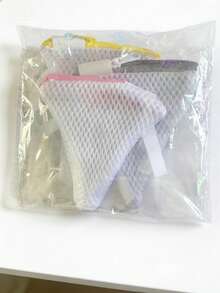 3pcs Multi-Functional Laundry Soap Bags - Reusable Mesh Bags With Zipper Closure, Compatible With Scent Beads, Machine Washable, Suitable For Delicates And Small Items, Laundry Bags - Multi-colored Laundry Soap Bags [3-pack] - View 6