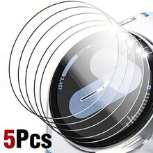 5pcs Tempered Glass Screen Protector For Samsung Galaxy Watch 8/8 Classic 47mm/44mm/40mm, High Definition Curved Full Coverage Protective Film, Easy To Install, Accessories For Samsung Galaxy Watch 8/8 Classic Smartwatch - 5 PCS - View 7