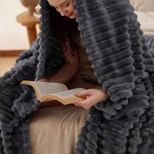Couvertures de lit et serviettes-couvertures - Gris - Voir 7