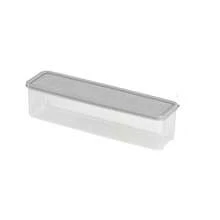 1pc Plastic Noodle Storage Container With Lid, Refrigerator Food Preservation Box, Stackable Airtight Sealed Container, Suitable For Kitchen, Dining Room, Refrigerator - Multi-Color | Modern Style - Multicolor - View 10