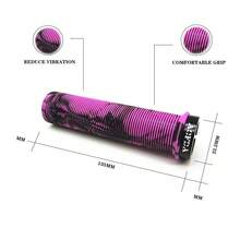 AOFDA 135mm Universal Mountainbike Lenkergriffe, Einzelverriegelung, Gummi-Lenkerüberzüge in Mischfarben, rutschfest, stoßdämpfend, Zubehör für Offroad-Fahrräder - Verschiedenfarbig - Übersicht 4