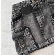 Women's Street Style Denim Mini Skirt, Harajuku Retro Gothic Style, Multi-Pocket Super Short Sexy Mini Skirt. Casual, Simple, Retro, Elegant, And Versatile, Suitable For Commuting, Everyday Wear, Casual Wear, Suitable For Dates, And Perfect For Graduation Season. - 1 - View 5