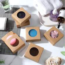 20 hộp giấy đựng xà phòng có cửa sổ, thích hợp để đóng gói xà phòng thủ công và làm hộp quà nhỏ. - Xem 7