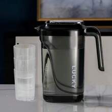 Large Capacity Cold Water Pitcher, Household Refrigerator Iced Tea & Fruit Juice Carafe - Multicolor - View 11