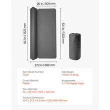 Rausfallschutz Bett 1323x690x160 mm, aufblasbares Bettschutzgitter mit Sicherheitsklappe, TPU-Bettkantenschutz Kinderbett für Einzel-, Doppel- & Queen-King-Betten, leicht & tragbar - 2 Stück, 132 cm (52 Zoll) - Übersicht 7
