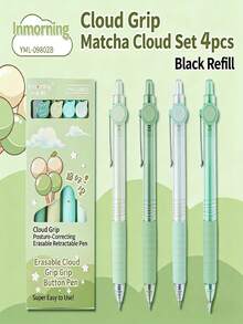 Bút bi có thể xóa, Bút bi mực nước, Có thể xóa, Bút bi có tẩy, Bút có thể xóa, Văn phòng phẩm, Bút gel có thể xóa, Bút bi có thể xóa (Màu đen) - Nhiều màu - Xem 10