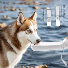 1 pieza Taza de agua portátil y plegable para mascotas de 350ml/550ml - Multicolor - Ver 4