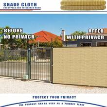 Backyard Sunshade Net With Copper Buckles For UV Protection. High-Density Polyethylene Sunshade Net Is Suitable For Courtyards, Terraces, Pavilions, And Lawns. It Has A 90% Shading Rate, Is Breathable And Durable, And Is Available In Multiple Sizes. It Can Be Used As A Plant Sunshade Net, Privacy Fence Screen, And Outdoor Sunshade Net. - Yellow - View 6