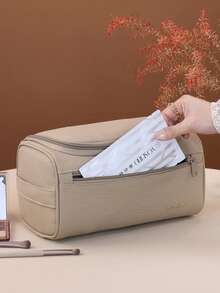 Large Capacity Hanging Multi-Pocket Cosmetic Bag, Multi-Functional Toiletry Bag Portable Travel Organizer - Multicolor - View 4