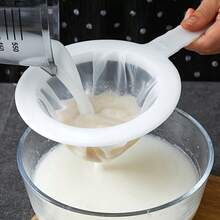 100 Mesh Fine Strainer, Hanging Filter Net, Suitable For Home Brewing, Premium Kitchen Sieve Filter, Fit For Wine, Tea, Soy Milk, Baking, Kitchen Filtering Net, Fine Mesh Filter, Food Strainer, Juice & Flour Filter, Tea, Soy Milk & Flour Filtering Net, Kitchen Utensil, Easy To Clean And Multipurpose Food Filtering Tool, Apartment Essential Kitchen Supplies, Reusable Kitchen Accessory - Multicolor - View 2