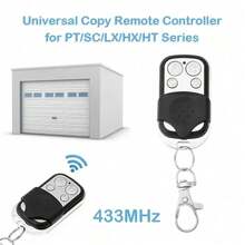 4-Button 433MHz Cloning Fixed Learning Rolling Code Remote Control Duplicator, Universal For Garage Door - Multicolor - View 4