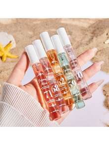 5 Bottles 10ml Beach Scented Fragrance, Essential For Vacation, Summer Air Freshener, Small Portable Size, Long-Lasting Home Fragrance, 5 Scent Options, Immerse You In Olfactory Experience - Various - View 7