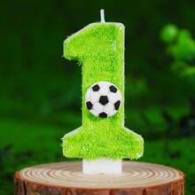 FIFA FIFA 2026 World Cup Football Themed Digit Candles, Lawn Football Creative Birthday Cake Decor, 0-9 Selectable, Football Fan Party Birthday Dessert Table Accessories - View 14