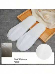 5/10/20 Pairs Disposable Closed-Toe Slippers, Suitable For Home, Guests, Hotels, Bathhouses And Other Occasions, Economical SPA Slippers,Shoe Rack,Storage Saver,Outdoor,Garden,Travel Essential,Portable,Beach Essential,Graduation Season,Commencement,Graduation Ceremony,Graduation Gift,Graduation Present,Graduation Gift,Graduation Present,Congrats Grad,Congratulations Graduate,Valedictorian,Finish School,Graduation Party - Slippers - View 8