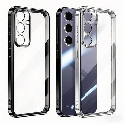 Ốp lưng bảo vệ siêu mỏng, trong suốt, mạ điện, tương thích với điện thoại thông minh Galaxy S26/S26 Plus/S26 Ultra/S25FE/S25 Ultra/A17/A16/A36/A56/A26/A57/A37