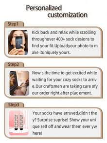 1 Đôi tất in hình khuôn mặt theo yêu cầu, có thể in ảnh cá nhân, những đôi tất cá nhân hóa thú vị có thể in bất kỳ hình khuôn mặt nào, thích hợp làm quà tặng cho kỷ niệm, Ngày Valentine, sinh nhật, đám cưới, Ngày của Mẹ, mùa thu và các dịp khác. - Nhiều màu - Xem 7