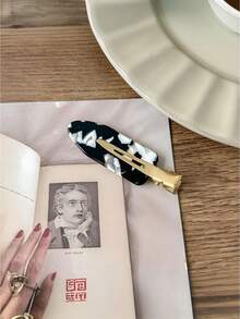 Clips para el cabello de acetato sin costuras, tipo ensueño, clips de maquillaje, clips para el flequillo, clips para el cabello ombré, accesorios para el cabello - Multicolor - Ver 7