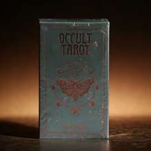 Occult Tarot Deck | 78 Occult-Themed Tarot Cards With Gothic & Esoteric Artwork | Divination Tool For Dark Spirituality, Witchcraft & Occult Practices - Grey - View 4