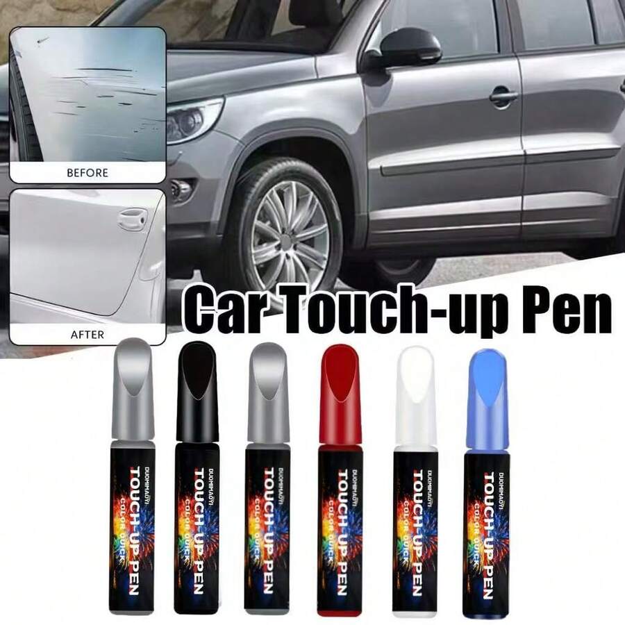 New Design Firework Pattern Multicolor Optional Car Wheel Hub Metal Repair, Car Body Scratch Repair Pen, Metal Repair, Car Scratch Repair, Car Color Repair, Suitable For All Vehicles, Matching Touch Up Pen, Multifunctional, Polishing And Grinding Materials - Multicolor - View 1