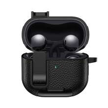 1 pieza Funda protectora con hebilla de bloqueo y soporte para los auriculares inalámbricos Bluetooth FreeClip 2, de silicona suave anti-caídas, modelo nuevo - Multicolor - Ver 7