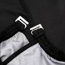 Extra Large Salon Cape With Snap Closure, Featuring Anti-Static And Easy-Clean Fabric, Suitable For Haircut Or Shaving Services - Multicolor - View 4