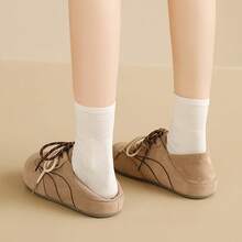 Women's Sneakers New Thick Soled Height-Increasing Women's White Shoes Can Be Paired With Various Pants And Clothes Outdoor Sports Shoes Street Style - Màu Khaki - Xem 5