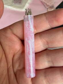 1件装 DIY美甲五瓣点钻笔花朵造型器 1.8mm细尖水钻笔亮片手柄美甲工具刷 - 彩色 - 查看 11