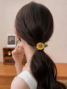 Bộ 5 món băng đô và dây buộc tóc hình hoa hướng dương co giãn cao, không gây rụng tóc, thích hợp cho mùa xuân và hè, quà tặng lễ Phục sinh, Ngày của Mẹ, phụ kiện tóc cho nữ, quà tặng tựu trường, dây chun buộc tóc, dây chun co giãn, dây scrunchie, dây buộc tóc. - Nhiều màu - Xem 7