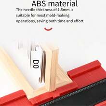 Asymmetrical Contour Gauge, Curve Profile Ruler, Asymmetrical Curve Ruler, Contour Gauge, Curve Ruler, Profile Gauge, Outline Ruler - ABS - View 10