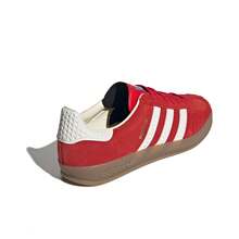 Adidas Originals Gazelle Indoor 中性休閒鞋，2026年夏季新品，運動生活風格運動鞋 IF1808 - 紅色 - 查看 4