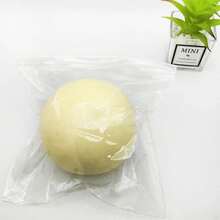 1pc 10cm Super Large Cheese Ball, Jumbo Fluffy Slime Ball Squeeze Toy, Suitable For Teens & Adults As Stress Relief, Perfect Gift For Graduation, Wedding, Outdoor Toy, Party Supplies, Holiday Gift - Multicolor - View 12