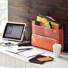 LIHITLAB Estuche doble para bolígrafo negro 3.3 x 6.9" A7660 24 Negro 3.3" x 6.9" - 3,3 pulgadas x 6,9 pulgadas - Ver 6