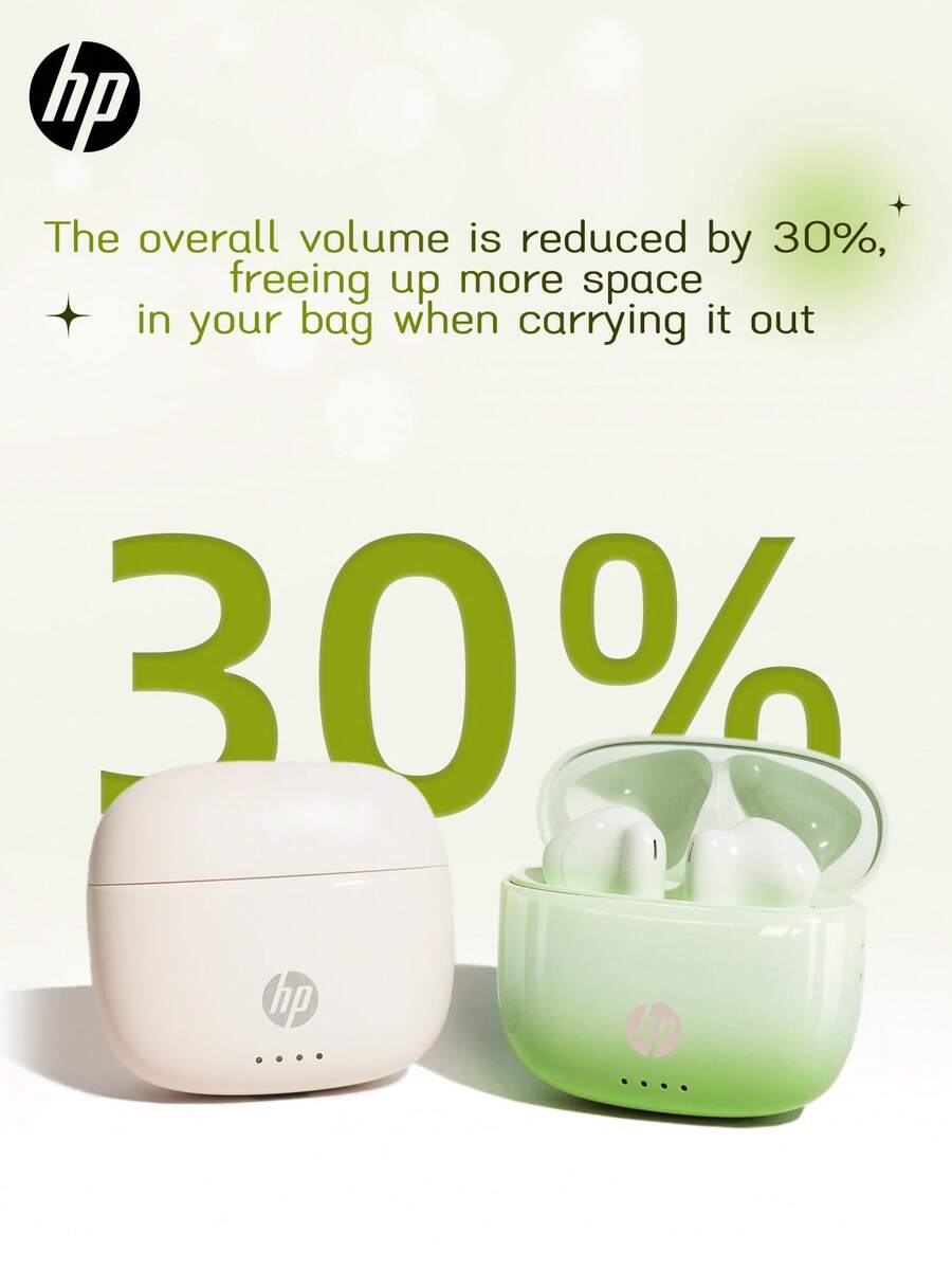 HP H10J Wireless Headphones | Bluetooth 5.4 | IPX4 Waterproof | 30 Hours Playtime | Built-In Microphone | Includes Protective Case And Anti-Lost Silicone Lanyard - View 1