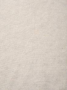Casual Loose Ripped Fringe V-Neck Short Sleeve Knit Top, Neutral Street Style For Spring/Summer, Apricot - Apricot - View 6