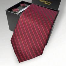 DOZE GOLDEN Premium Quality Traditional Tie Set For Events And Weddings. - 9 葡萄酒 - 查看 3