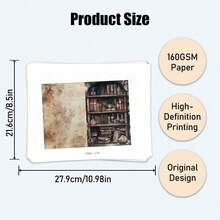 Sổ tay ma thuật và bùa chú của nhà giả kim, bộ dụng cụ thủ công dạng tập sách nhỏ, bộ dụng cụ sổ tay, tuyệt vời cho các dự án thủ công và sổ tay. - SZ0094 - Xem 3