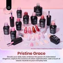 Beetles Spring Gel Polish Set - Fingertip Palette, 32 Colors Valentines Polish Set With Base Top Coat - 20 Color Classic Nude - 查看 6
