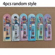 Hasbro Bộ 24 bút chì bấm 0.5mm chủ đề nhóm nhạc nữ K-POP, hộp trưng bày, bút chì rút kèm hộp bảo vệ và ruột chì thay thế, viết trơn tru, dụng cụ học tập cho học sinh và thanh thiếu niên. - Nhiều màu - Xem 9