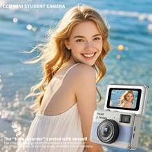 Kamera Digital Mini Retro CCD Baru, Piksel Definisi Tinggi, Perekaman Foto dan Video, Tanpa Selfie, Hadiah Sempurna untuk Keluarga, Guru, dan Orang Tersayang - View 5