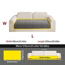 1件装雪尼尔四季通用宠物防滑沙发垫，适用于家庭客厅、卧室、办公室沙发，可机洗 - 多色 - 查看 43