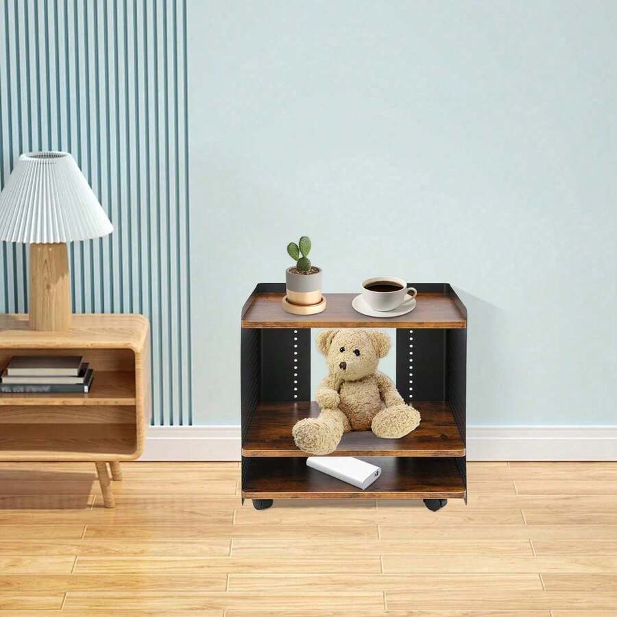 Printer Stands - สีน้ำตาลและสีดำ - ดู 1