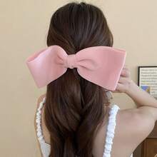 1个亚克力蝴蝶结发夹（鸭嘴夹） - 彩色 - 查看 1