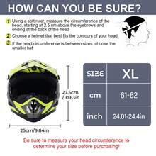 DOT Certified Off-Road Helmet Set Black Green Color Size L With Goggles Gloves Mask For Adult ATV UTV Dirt Bike - L - Xem 10