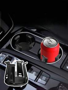 2 piezas Soporte universal para taza de coche - Almohadilla autoadhesiva ajustable para taza, se adapta a tazas de 50-70 mm, café, té, refrescos, botellas de agua, ceniceros y aromaterapia, material de PC antideslizante con base de espuma, se adapta a todos los limitadores del portavasos del coche - Portavasos para coche - Ver 1