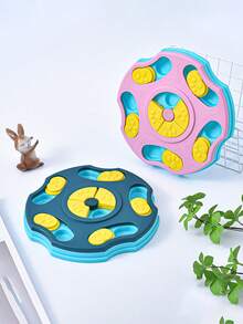 互动式慢食狗碗，防滑益智喂食器玩具，猫狗益智食物游戏 - 彩色 - 查看 3