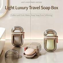 1 hộp đựng xà phòng du lịch có nắp đậy kín, hộp đựng xà phòng gia đình sáng tạo, vật dụng cần thiết cho chuyến công tác và du lịch. - B - Xem 1