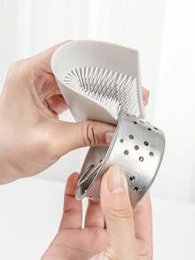 Fruit & Vegetable Cleaning Brush, Kitchen Potato Cleaning Tool With Bendable Handle, Multi-Function Scrub, Food Prep Brush, Multi-Purpose Cleaner, Easy Grip Brush, Vegetable Brush, Multi-Functional Cleaner, Home Chef, Meal Prep Tool - Multicolor - View 8