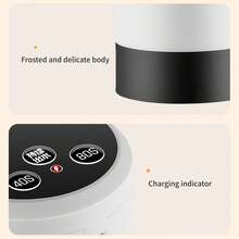 FUTUREM Smart Multi-Speed Foldable Mini Electric Water Pump, Automatic Rechargeable Portable Type-C Water Dispenser - Black and White - View 5