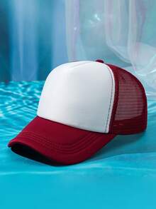 1 Two-Tone Mesh Breathable Women's Baseball Cap - Multicolor - View 14